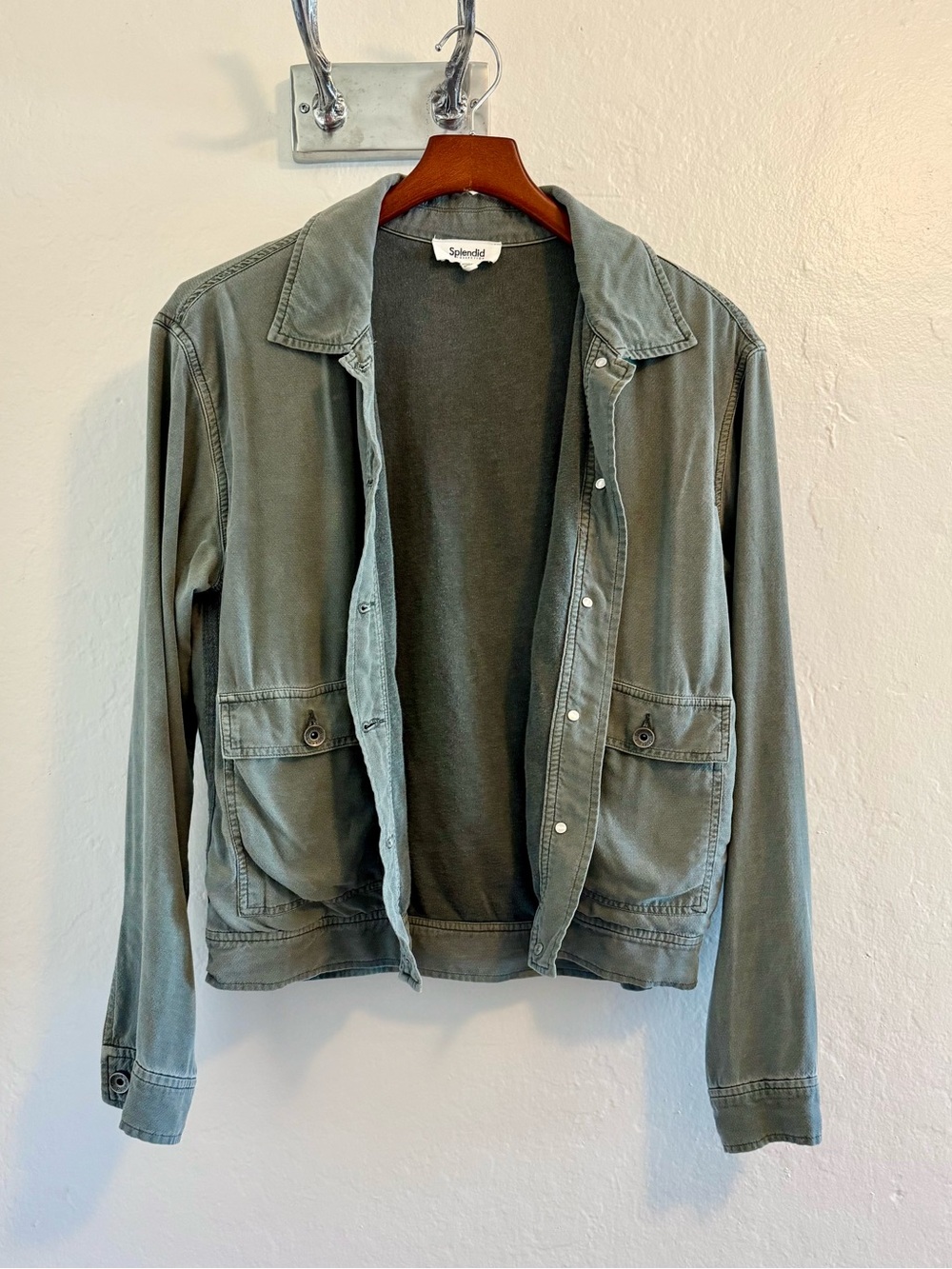 Splendid Poppy Utility Jacket - Picture 2 of 8